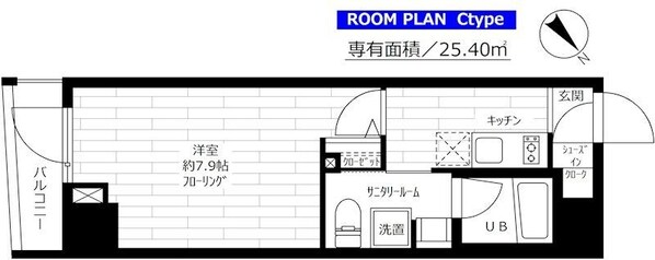 ステージファースト駒沢の物件間取画像